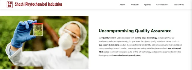 SPCI website quality-assurance section